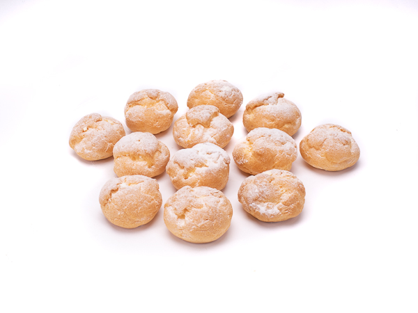Champagne soesjes per 100 gram